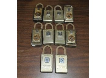 Lot Of Ten Supra-C Lock Boxes