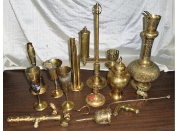 Large Lot Of Brass