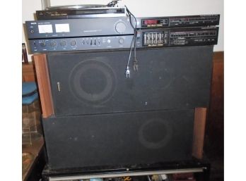 Electronics Lot With Fisher Speakers