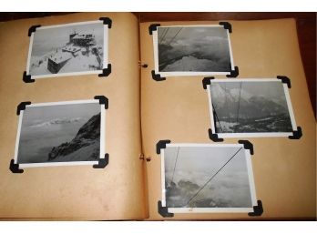 Old Scrapbook With Lots Of Military Photos