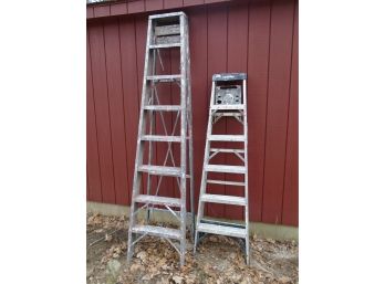 Two Aluminum Ladders