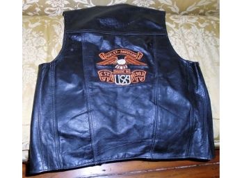 Vintage Harley Leather Vest