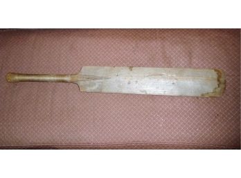 Antique Wooden Cricket Paddle