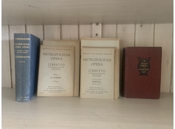 Group Of Opera Related Books And Libretto's