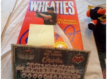 Lot Of Wheaties Box And Magnet Of Team