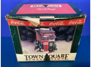 Vintage Coca Cola Town Square Collection - Proper Farms Christmas Trees (1999) (NIB)