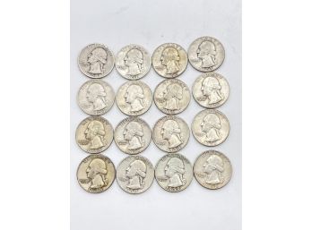 1950', 16 Washington Head Quarters, Silver Coins. (WHQ3)
