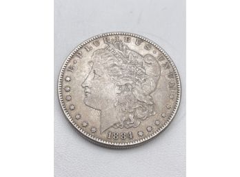 1884 Morgan Dollar, Silver Coin.
