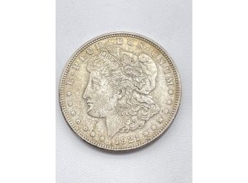 1921 Morgan Dollar, Silver Coin.