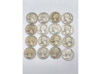 1940', 16 Washington Head Quarters, Silver Coins. (WHQ2)