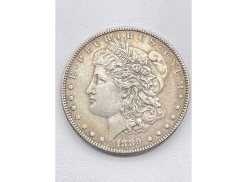 Nice 1889 Morgan Dollar, Silver Coin.