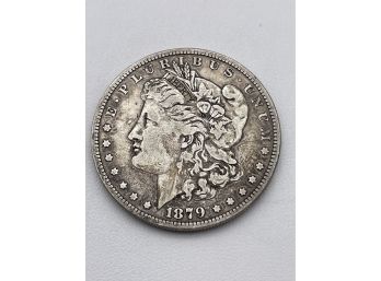 1879 Morgan Dollar, Silver Coin.