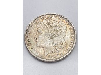1886 Morgan Dollar, Silver Coin.