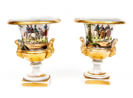 A Pair Of Late 19th Century Vases