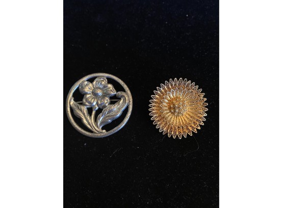 Sterling Silver Broaches