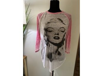 Vintage Style Marilyn Monroe 3/4 Sleeve Tee