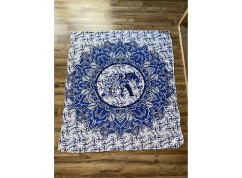 Elephant Hippie Cotton Wall Tapestry 56x50