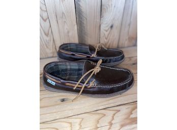 LL.Bean Leather Slipper Loafer Size 7 Mens