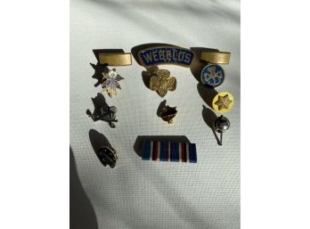 Vintage Webelos Girl Scouts Pins