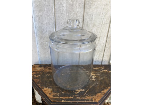 Large 14x9 Glass Jar With Lid
