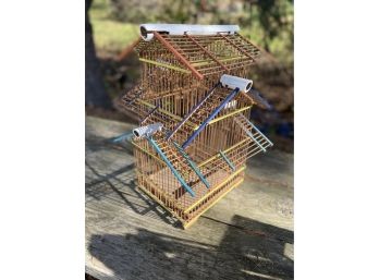 Unique Bamboo Stick Bird House Cage