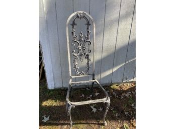 Vintage Gothic Claw Foot Metal Chair