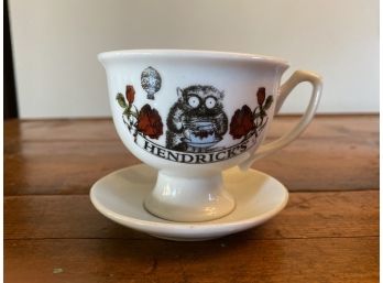 Hendricks Tea Cup With Oscar Wilde Quote