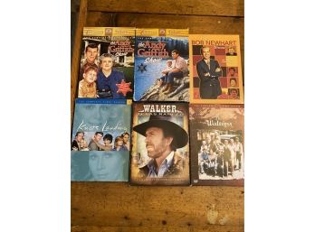 Box Set Dvds- Waltons , Walker Texas Ranger, Andy Griffith, Bob Newhart, Knots Landing