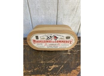 Vintage French Butter Cake Wood Container