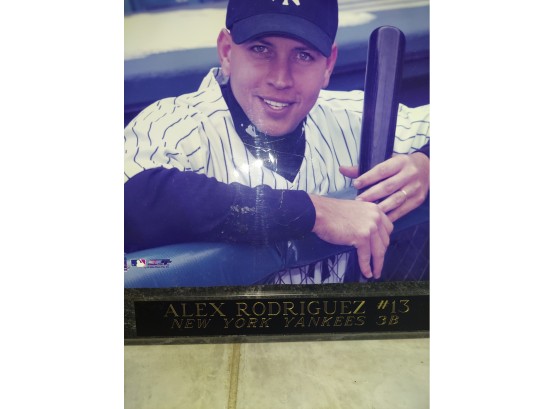 Alex Rodriguez NY Yankees Plaque