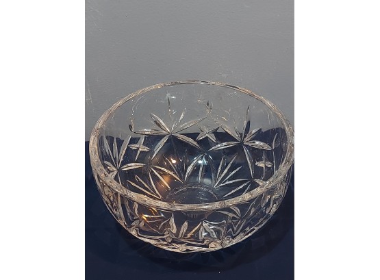 Tiffany & Co. Crystal Bowl, Sybil Pattern Designed Exclusively For Enterprise 8'