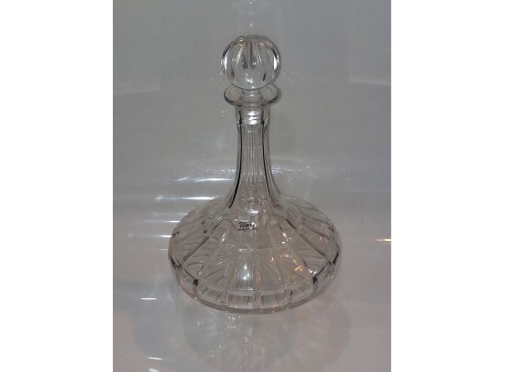 Exquisite Towle Crystal Glass Ship's Captain Decanter With Stopper