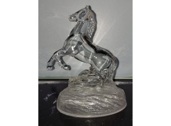 Vintage Cristal DArques-Durand Animal Boutique Clear Crystal Glass Stallion Figurine. Lead Crystal. Discontin