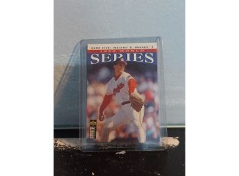 Greg Maddux 1995 Game 5 World Series Collector Choice And An Autographed Bobby Murder