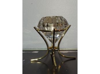 Vintage Partylite Diamond Solitaire Votive Candle Holder