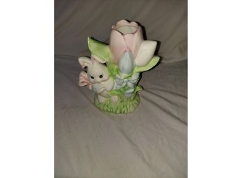 Porcelain Bunny Figurine