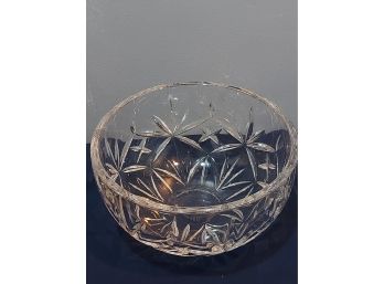 Tiffany & Co. Crystal Bowl, Sybil Pattern Designed Exclusively For Enterprise 8'
