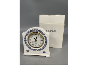 International Silver Company Porcelain Clock