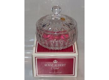 Royal Albert Crystal Candle Box 24 Lead Crystal Made In Germany