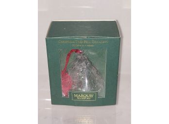 Marquis By Waterford Christmas Tree Bell Ornament Fourteen In A Series