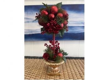 Mark Roberts Holiday Faux Flower Center Piece