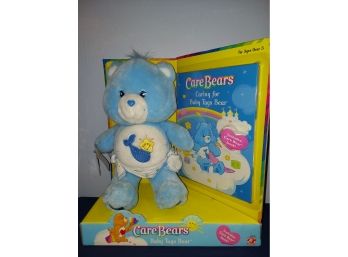 Care Bears Caring For  Baby Tugs Bears Book W Plush   2002 Rare NEW
