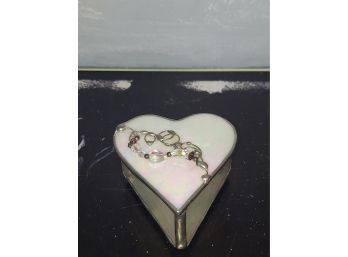 Sweetheart Gift Heart Trinket Box