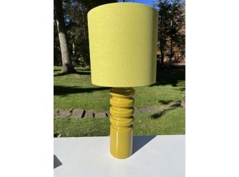 Modern Chartreuse Lamp