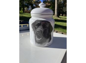 Dog Cookie/ Biscuit Jar
