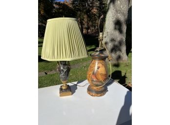 Lot Of 2 Vintage Lamps
