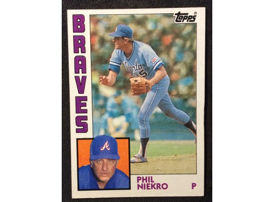 1984 Topps Phil Niekro