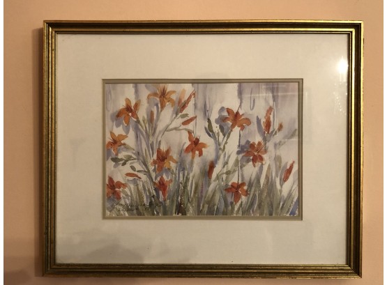 'Lilybed' Watercolor