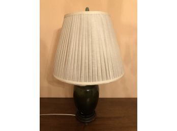 Olive Green Ceramic Lamp