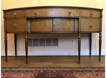Regency Style Bow-Fronted Sideboard